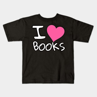 I love books Kids T-Shirt